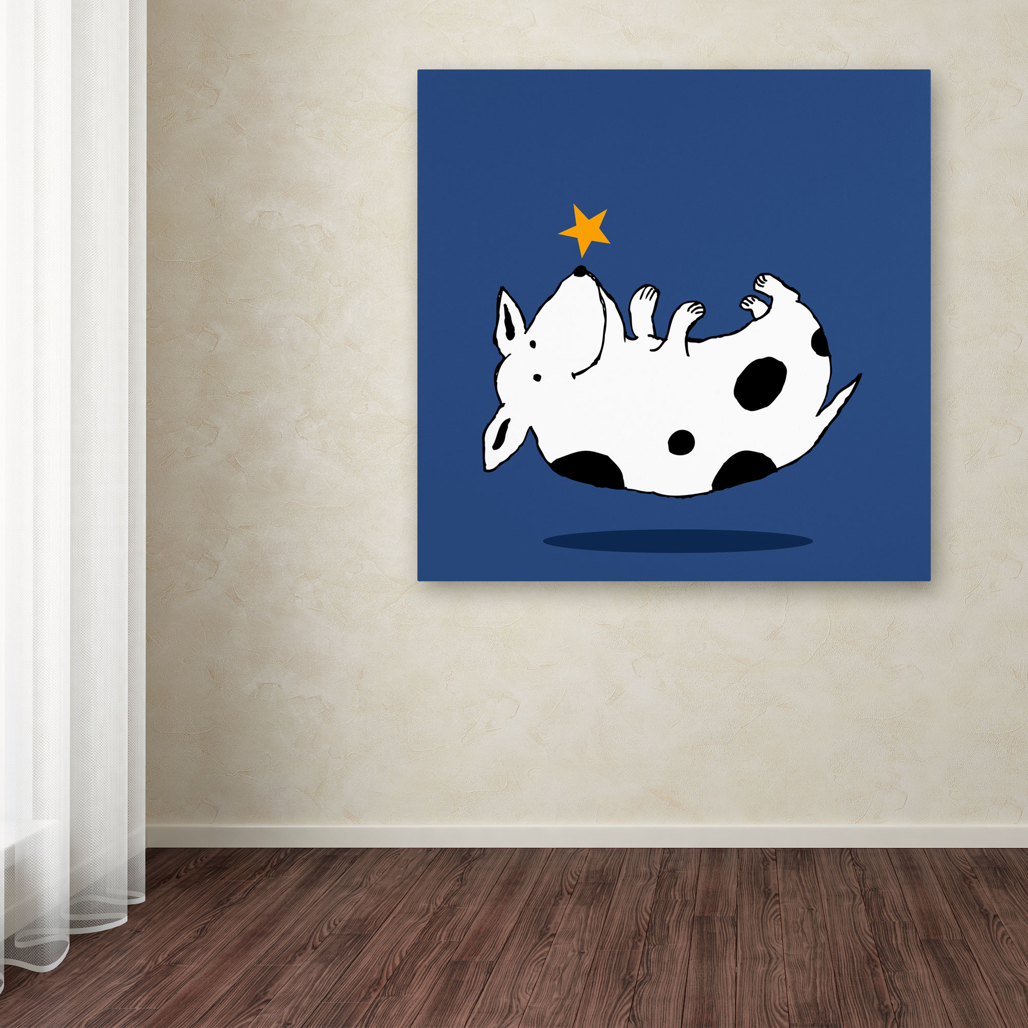 Carla Martell 'Star Dog' Canvas Art