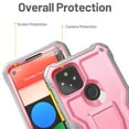 thumbnail image 3 of FITO For Google Pixel 5 Case, Phone Case with Screen Protector and Kickstand (Pink), 3 of 7