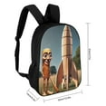 thumbnail image 2 of Tung Tung Tung Sahur Backpack, Large Capacity Backpack, 17 Inch Laptop Backpack for Daily College Work Travel, 2 of 9