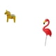 thumbnail image 5 of Figura de escritorio,Estatua tradicional sueca del caballo de Dala,Figura creativa del caballo Dalecarliano,Estatua de estaca de jardín,Adorno de flamenco para jardín,patio,porche, 5 of 8