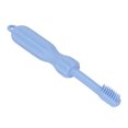 thumbnail image 1 of Baby Silicone Molar Toothbrush, Baby Molar Toothbrush Easy To Clean Bright Colors Super Soft Safe 2 In 1  For Babies ,Yellow,Blue, 1 of 8