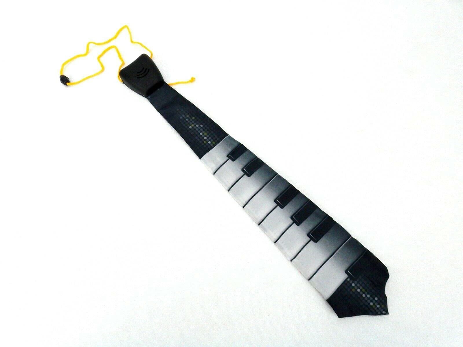 Men Piano Keys Keyboard Natation Musician Musical Tie Party Costume Necktie MN 
