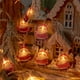 thumbnail image 4 of Decoración navideña iluminada Fiudx luces LED transparentes farol colgante, 4 of 6