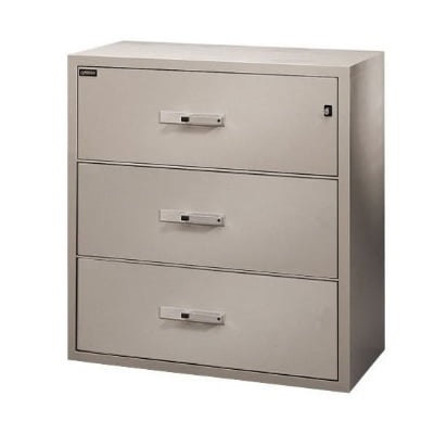 File Cabinet Fire Resistant Lateral 3 Drawer Beige Walmart Canada