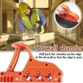 thumbnail image 2 of TFixol Rabot à Chanfreins Multi-Angle avec 10 Lames en Acier Inoxydable, Outil de Menuiserie Portable pour Planches de Bois Sec, Liège et Bois Massif, Design Double Angle 45° & 60°, Remplacement Facile des Lames, 2 of 6