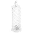 thumbnail image 1 of Bougie Réaliste Conduit Lumière Sans Flamme Rose Conception Réfraction Bougie LED Lampe, 1 of 9