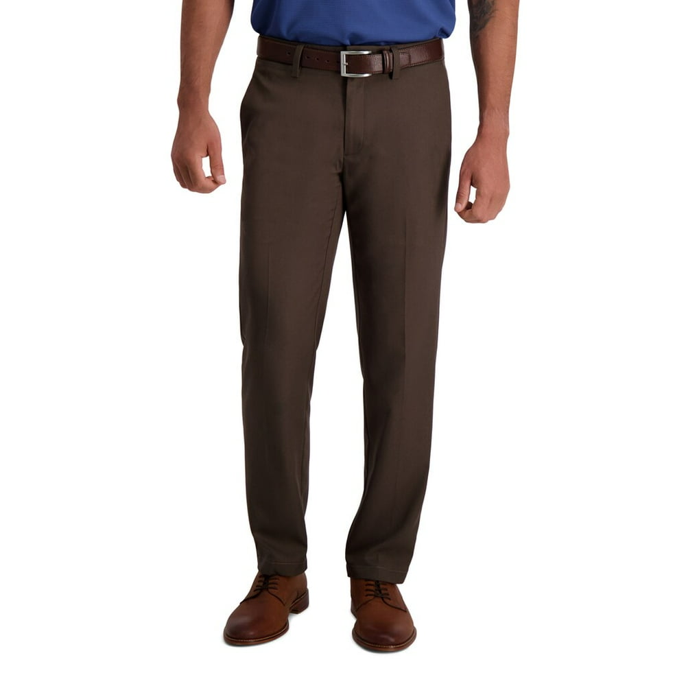 Haggar Men's Haggar Cool 18 PRO StraightFit WrinkleFree FlatFront