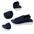 thumbnail image 4 of Women Sandals Mesh Platform Sandals Elastic Soft Sole Shoes Lightweight Casual Footwear Breathable For All Summer Occasions ,Us Size:7, 4 of 6