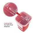 thumbnail image 5 of Alcedo Sharps Container for Home Use and Professional 1 Quart (3-Pack) | Biohazard Needle and Syringe Disposal | Small Portable Container for Travel, 5 of 10