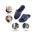 thumbnail image 7 of DL Adjustable Mens Slippers Memory Foam Open Toe House Slippers, 7 of 7