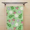 thumbnail image 4 of Dreamtimes Bath Hand Kitchen Towels Roses Flowers Face Towel 2 Pack Washcloth Soft Quick Dry Super Absorbent Bathroom, 4 of 6