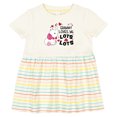 thumbnail image 3 of Inktastic Grammy Loves Me Lots and Lots Cute Elephant Girls Baby Dress, 3 of 5