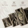 thumbnail image 6 of Elephant Stock Mahathat Tree Root Buddha Wall Art - Horizontal Multi Panel Canvas - Living Room Wall Decor - Religion And Spirituality Multi Panel - Gray And Brown Decor - 80" x 36", 6 of 8
