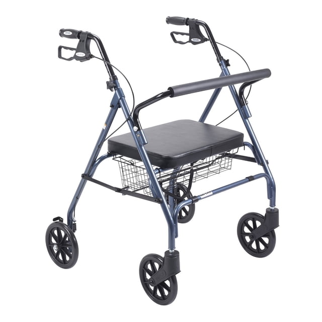 Rollator Walker Drive Medical 10215BL-1 Bariatric con asiento