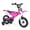 Pink, variant on Costway 12" Kids Bike with Removable Training Wheels, Dual Brake System for Ages 3-4 Years Black