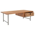 thumbnail image 4 of SAFAVIEH Allester 1 Rattan Drawer Coffee Table, Brown/Black, 4 of 14