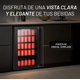 thumbnail image 3 of Nuur - Frigobar Enfriador de Bebidas 80 Litros (118 Latas) con Compresor, Control Digital de Temperatura de 0 a 20°C, Puerta de Cristal Templado, Luz LED Interior, 4 Repisas Ajustables - ENBE118, 3 of 7