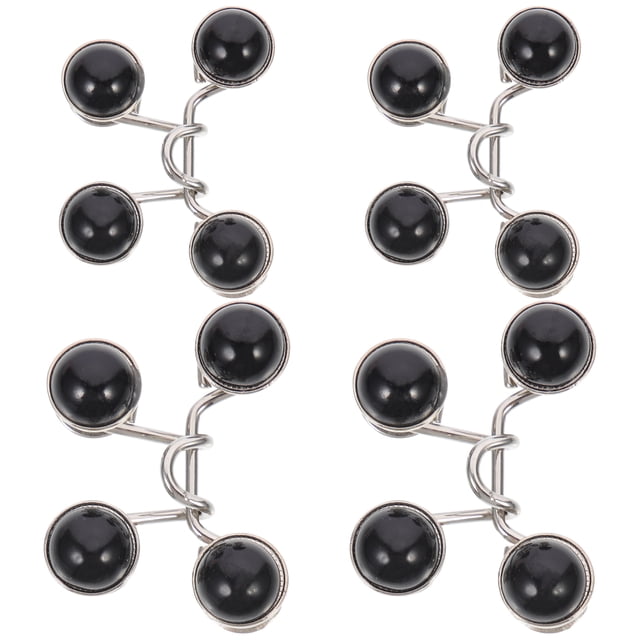 Miangastore Adjustable Clip Black 4Pcs 1.26X0.63In