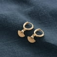 thumbnail image 4 of Valloey Rover 14K Gold Plated Cute Dainty Huggie Hoop Earrings for Women Jewelry Gift, 4 of 6