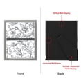 thumbnail image 2 of Marco de fotos Laura Ashley, 8 x 10 cm, esmalte gris, borde plateado, 2 of 5