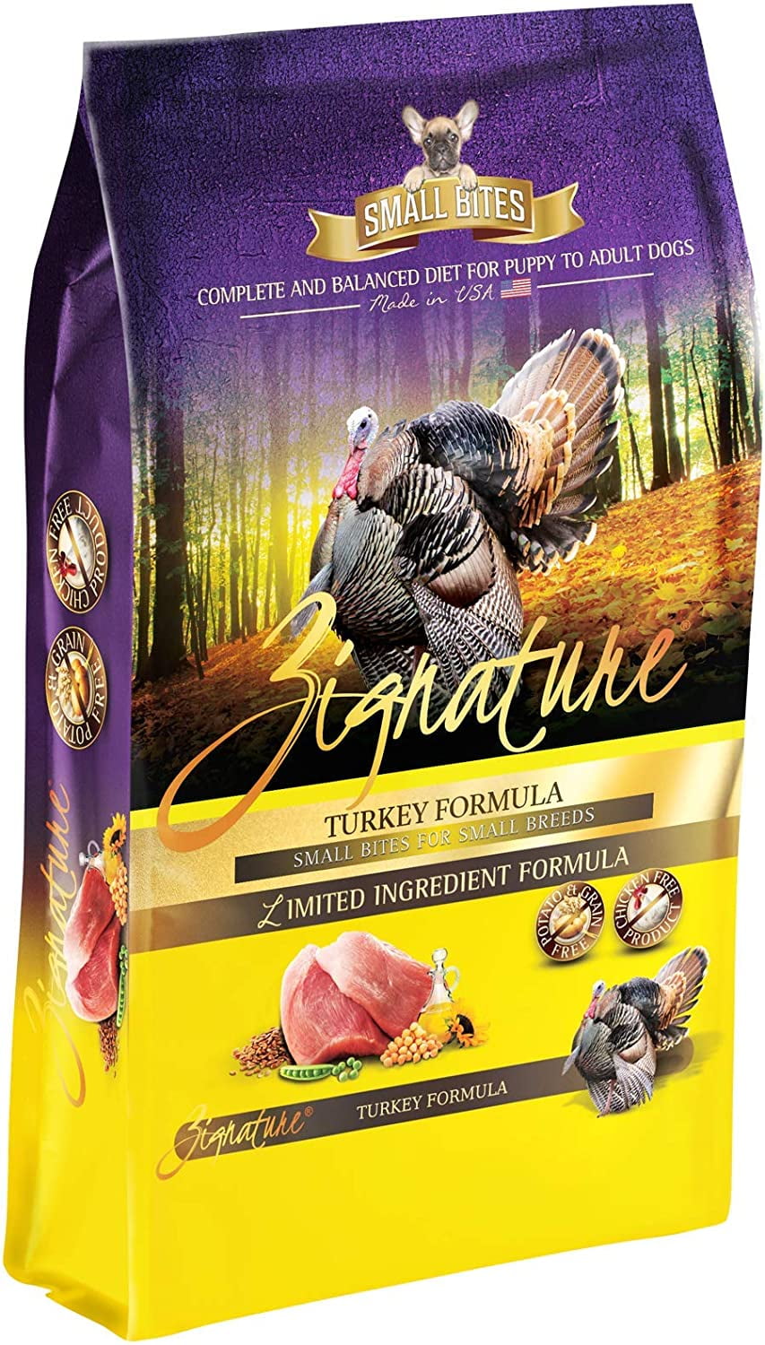 zignature dog food walmart