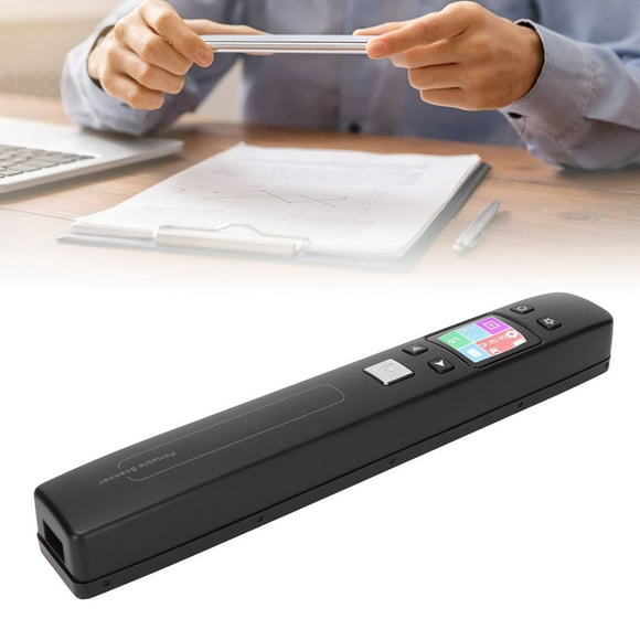 Portable Document Scanner, Portable Handheld WIFI Scanner, 300/600/1050DPI Document Image Text Photo Scanner, Black And White Mode And Colour Mode, Support TF Card Storage.