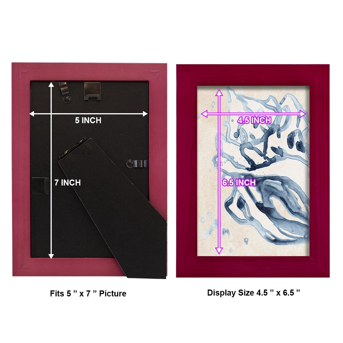 Water Shells II - Framed Print w/glass - Cherry Red