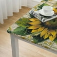 thumbnail image 4 of BANET Table Cloth Cover Small Square Table, Oilcloth Tablecloth, Wipeable Tablecloths for Parties Card Table, Coffee Table, , Camping white, 4 of 7