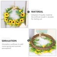 thumbnail image 4 of 1 guirnalda colgante de girasol artificial para puerta, ideal para fiestas., 4 of 7