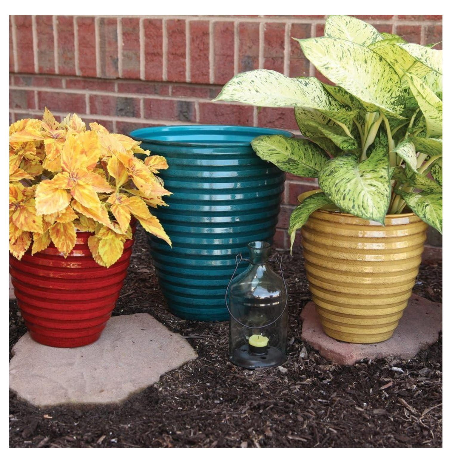 MPT01978 Avondale Classic Flower Pot, 14", Autumn