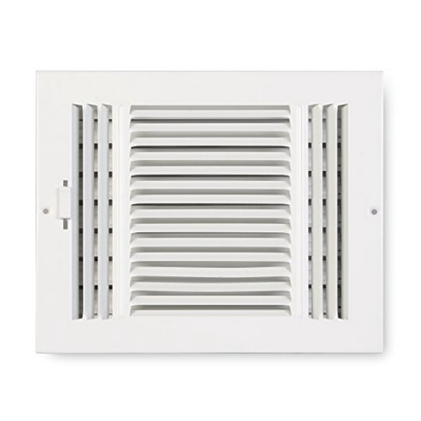 Accord ABSWWH3106 Sidewall/Ceiling Register with 3Way Design 10Inch x