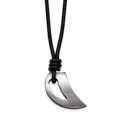 thumbnail image 1 of Collier à Griffes en Acier Inoxydable Poli et Brossé Noir Plaqué IP 20 Po, 1 of 3