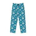 thumbnail image 4 of Xecao Daisies Flowers Men's Straight Lounge Pajama Pants: The Ultimate in Comfortable Sleepwear, 4 of 9