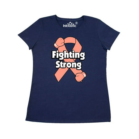 Uterine Cancer Fighting Strong Women's T-Shirt