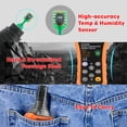 thumbnail image 3 of Protmex PT6508 Temperature Humidity Meter, Thermometer Hygrometer Monitor with Ambient, Dew Point, Wet Bulb for Indoor/Outdoor MIN, MAX, Data Hold, L, 3 of 9