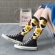 thumbnail image 5 of Fotbe Cow Print Sunflower Calcetas Divertidas Estampadas para Hombre y Mujer, Calcetas de Algodón hasta la Rodilla para Caminar, Correr, Enfermería y Embarazo, 5 of 6