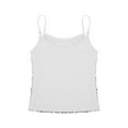 thumbnail image 5 of ZDHoor Big Girls Dance Tops Sequins Dancing Camisole Stage Performance Costume White-B 16, 5 of 7