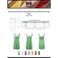 thumbnail image 2 of MixMatchy Women's Summer Casual Self Tie Strap Sleeveless Flare Beach Floral Tube Dress (Made in USA), 2 of 6