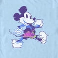 thumbnail image 2 of Men's Mickey & Friends Glitch Mickey Graphic Tee Light Blue X Large, 2 of 4