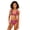 Pink Paradise Shimmer, variant on Women's Shimmer Contrast Trim Underwire Bikini Top