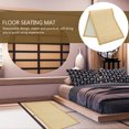 thumbnail image 4 of HOOWIFFY Tapis tatami Pliable Kaki Coton Lin pour Maison 1ensemble, 4 of 6