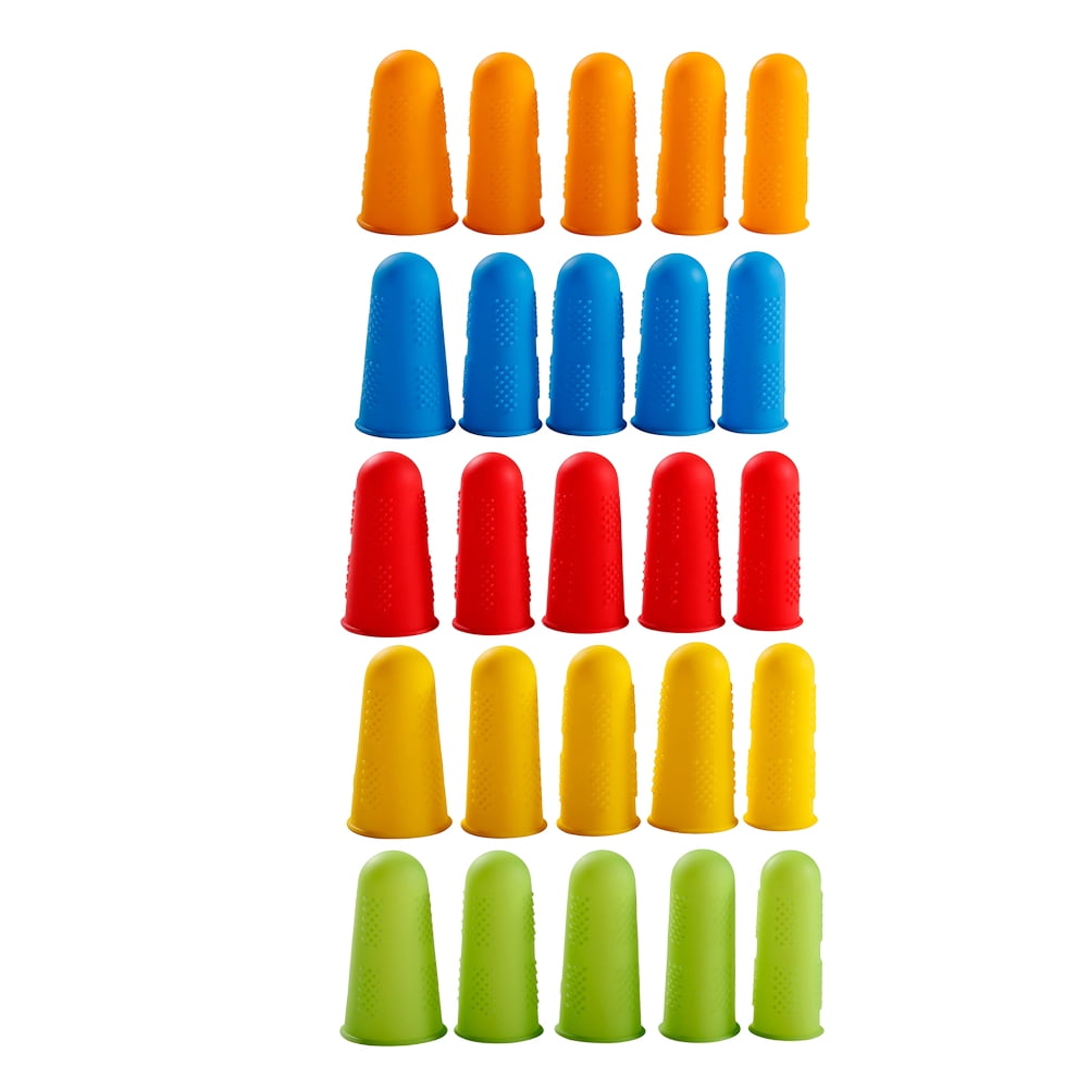 25pcs Silicone Finger Cover Waterproof Finger Cover High Temperature