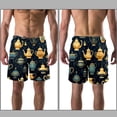 thumbnail image 3 of luoweisi Men's Beach Shorts Quick Dry Swim Trunks with Mesh Lining Vintage Teapot XL, 3 of 5
