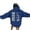 Blue, variant on Women's Casual Crew Neck God Letter Hoodie Tunic Hoodie Sweatshirts for Women