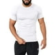 thumbnail image 2 of pstuiky camisetas para hombre, Camiseta deportiva informal de manga corta con cuello redondo y color liso para hombre camisas casuales para hombre l, 2 of 6