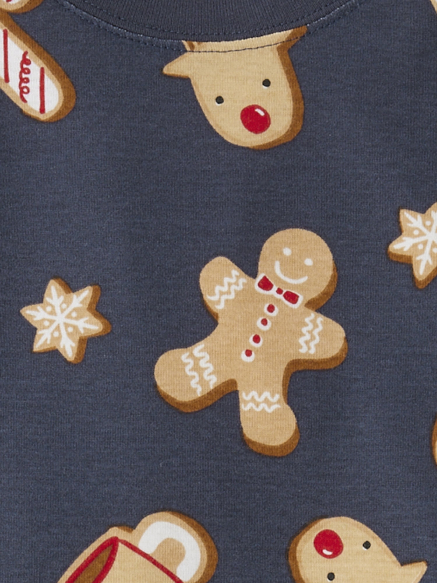 The Children's Place Kids Unisex Matching Family Gingerbread Snug Fit Cotton Pajamas, Sizes 4-16