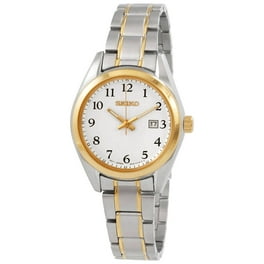 Seiko Women s Rectangular Face Leather Strap Watch SXGN42 Walmart