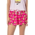 thumbnail image 3 of Nickelodeon SpongeBob SquarePants Women's Chillin' 2-Piece Short-Sleeve Pajama Short Set Sleepwear Loungewear, 3 of 7