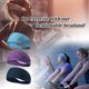 thumbnail image 3 of Fascia for Sport in Esecuzione Fascia para Capelli Sport Wicking Fascia para Uomo Donna Fascia para Sudore Assorbente para Yoga Equitazione Basket Ciclismo Fitness Esercizio 3 piezas (Azul+púrpura+verde oscuro) oso de fresa Electrónica, 3 of 5