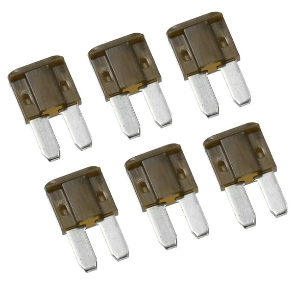 Unique Bargains 6pcs 7.5A 7.5Amp Car Mini Blade Fuses for Boat Truck RV Camper Motorcycle SUV Replacement Fuse Brown